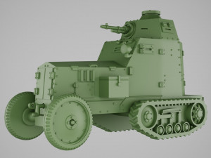 WZ 28 adapted for printing in scale 1 56 28 mm 3D Принт Модель