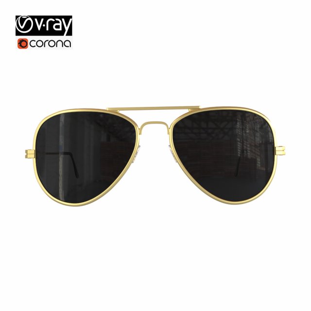 Sunglasses No1 3D 模型 .c4d .max .obj .3ds .fbx .stl .blend 
