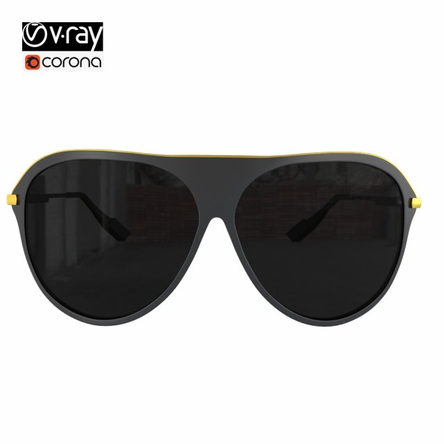Sunglasses NO 4 3Dモデル .c4d .max .obj .3ds .fbx .stl .blend 
