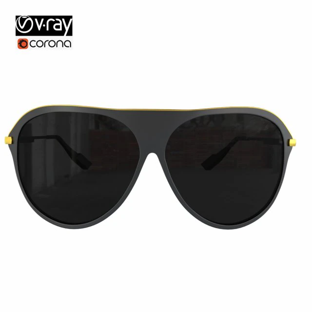 Sunglasses NO 4 3D Model .c4d .max .obj .3ds .fbx .stl .blend