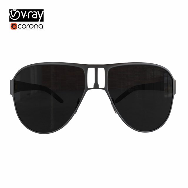 Sunglasses NO 5 3D-Modell .c4d .max .obj .3ds .fbx .stl .blend 