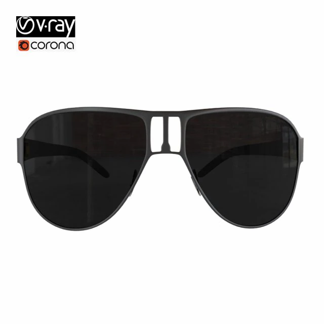 Sunglasses NO 5 3D Model .c4d .max .obj .3ds .fbx .stl .blend