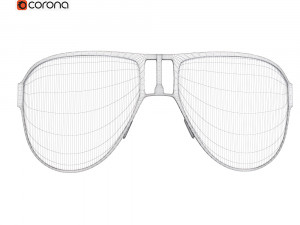 Sunglasses NO 5 3D-Modell