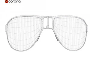 Sunglasses NO 5 3D Model