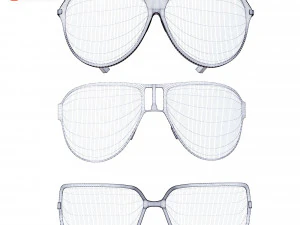 Sunglasses Package No 2 3D Model