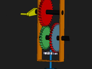변속 장치 3D 모델
