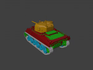 M4 Sherman 3D Model