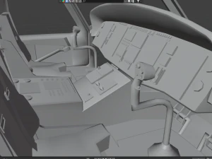 Helikopter Black Hawk Model 3D