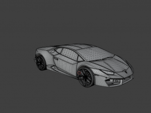 Lambo huracan Model 3D
