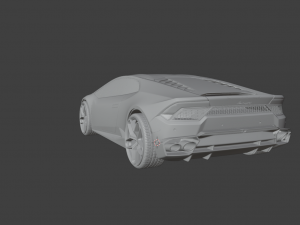 Lambo huracan Model 3D