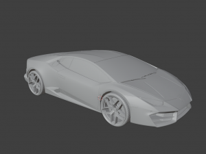 Lambo huracan Model 3D