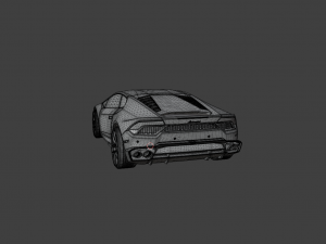 Lambo huracan Model 3D