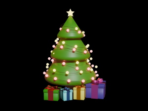 Christmas tree 3D मॉडल
