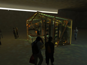 Exhibition pavillion 3D Модель