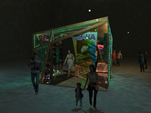 Exhibition pavillion 3D Модель