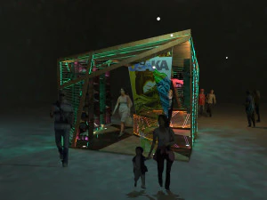 Exhibition pavillion 3D Model