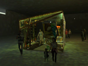 Exhibition pavillion 3D Model