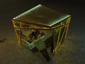 Exhibition pavillion 3D Model
