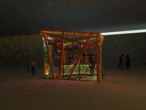Exhibition pavillion 3D Model
