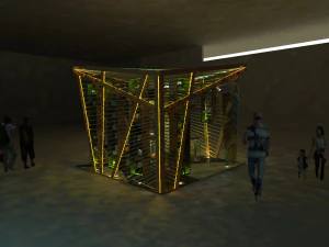 Exhibition pavillion 3D Model