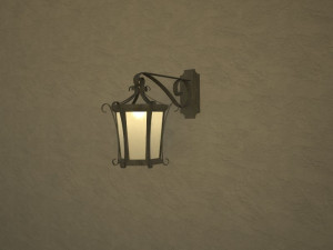 Wrought iron lamp Modelo 3D
