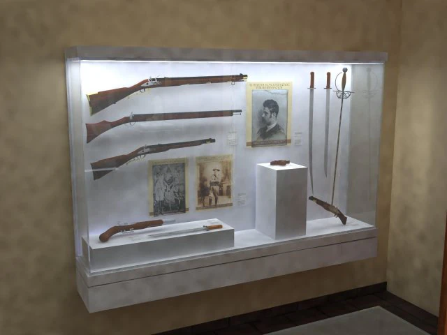 Museum display cabinets 3D Model .c4d .max .obj .3ds .fbx .stl .blend 
