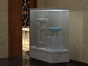 Museum display cabinets 3Dモデル