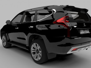 MITSUBISHI PAJERO SPORT EXCEED 2022 3D Model