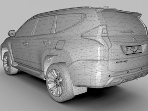 MITSUBISHI PAJERO SPORT EXCEED 2022 3D Model