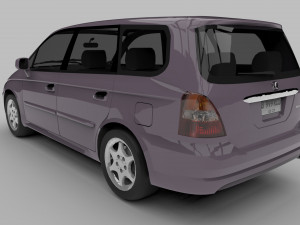 HONDA ODYSSEY RA6 JAPAN 2001 3D Model