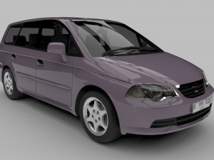 HONDA ODYSSEY RA6 JAPAN 2001 3D Model
