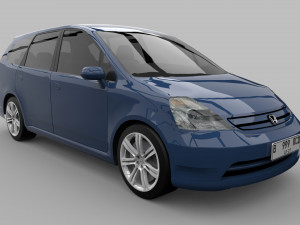 HONDA STREAM RN1 2001 3D Model