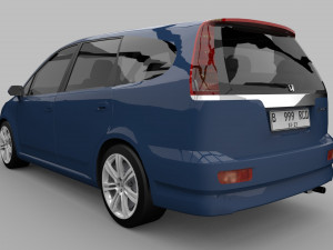 HONDA STREAM RN1 2001 3D Model
