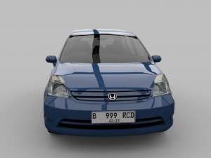 HONDA STREAM RN1 2001 3D Model
