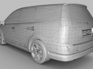 HONDA STREAM RN1 2001 3D Model