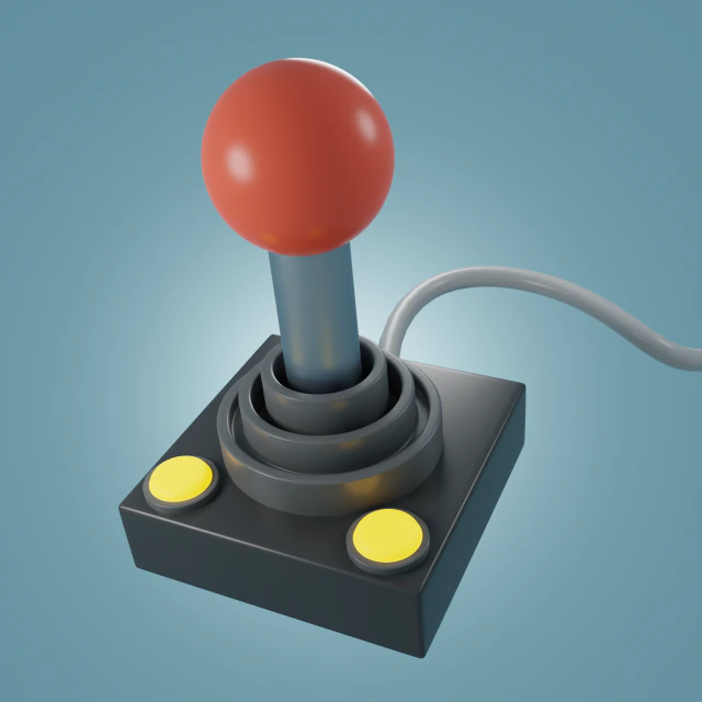 Joystick 3D Model .c4d .max .obj .3ds .fbx .stl .blend 