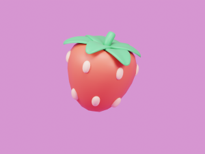 Strawberry Modello 3D
