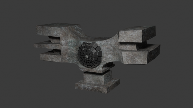 Monument to the Revolution in Moslavin 3D 모델 .c4d .max .obj .3ds .fbx .stl .blend 