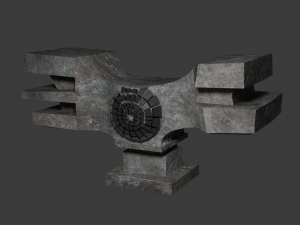 Monument to the Revolution in Moslavin Modelo 3D