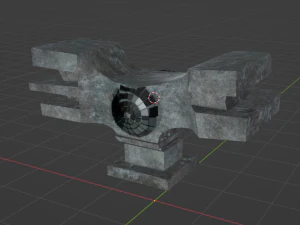 Monument to the Revolution in Moslavin 3D Model