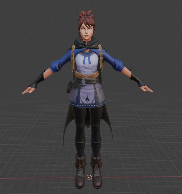 Marci 3D Model .c4d .max .obj .3ds .fbx .stl .blend 