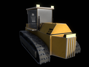 Caterpillar PBR Model 3D