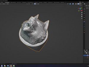 Ring Wolf 3D Модель