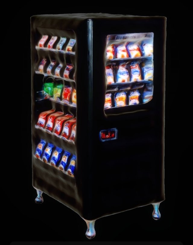 Automatic shopping box 3D Model .c4d .max .obj .3ds .fbx .stl .blend