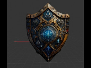Mage Shield 3D Model
