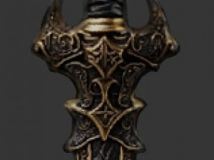 Golden Dagger 3D Model