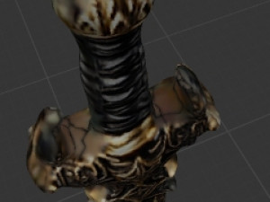 Golden Dagger 3D-Modell