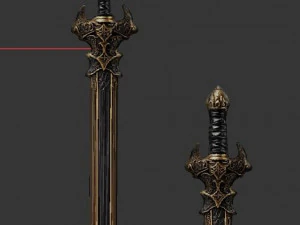 Набор мечей 3D Модель