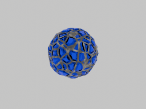 Material ore blue 3D Model