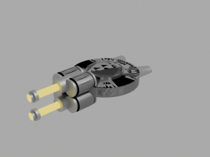 Space ship 3D Model